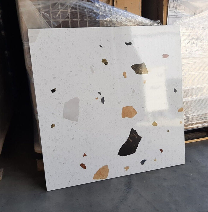 Terrazzo Blanco Polished 75x75