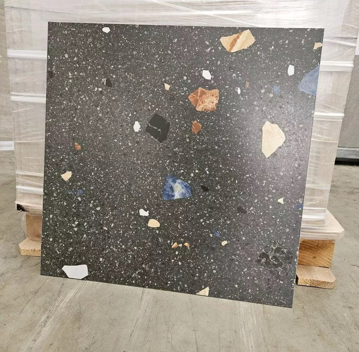 Terrazzo Anthracite Matt 59x59