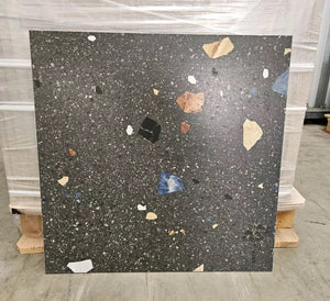 Terrazzo Anthracite Matt 59x59