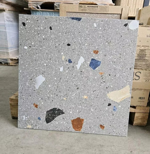 Terrazzo Grey Matt 59x59