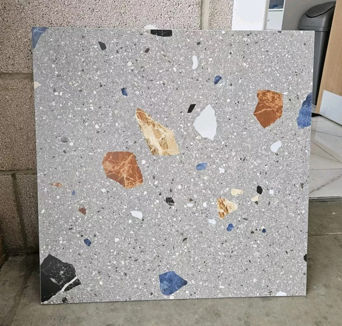 Terrazzo Grey Matt 59x59